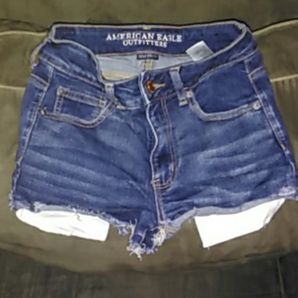 Blue jean shorts